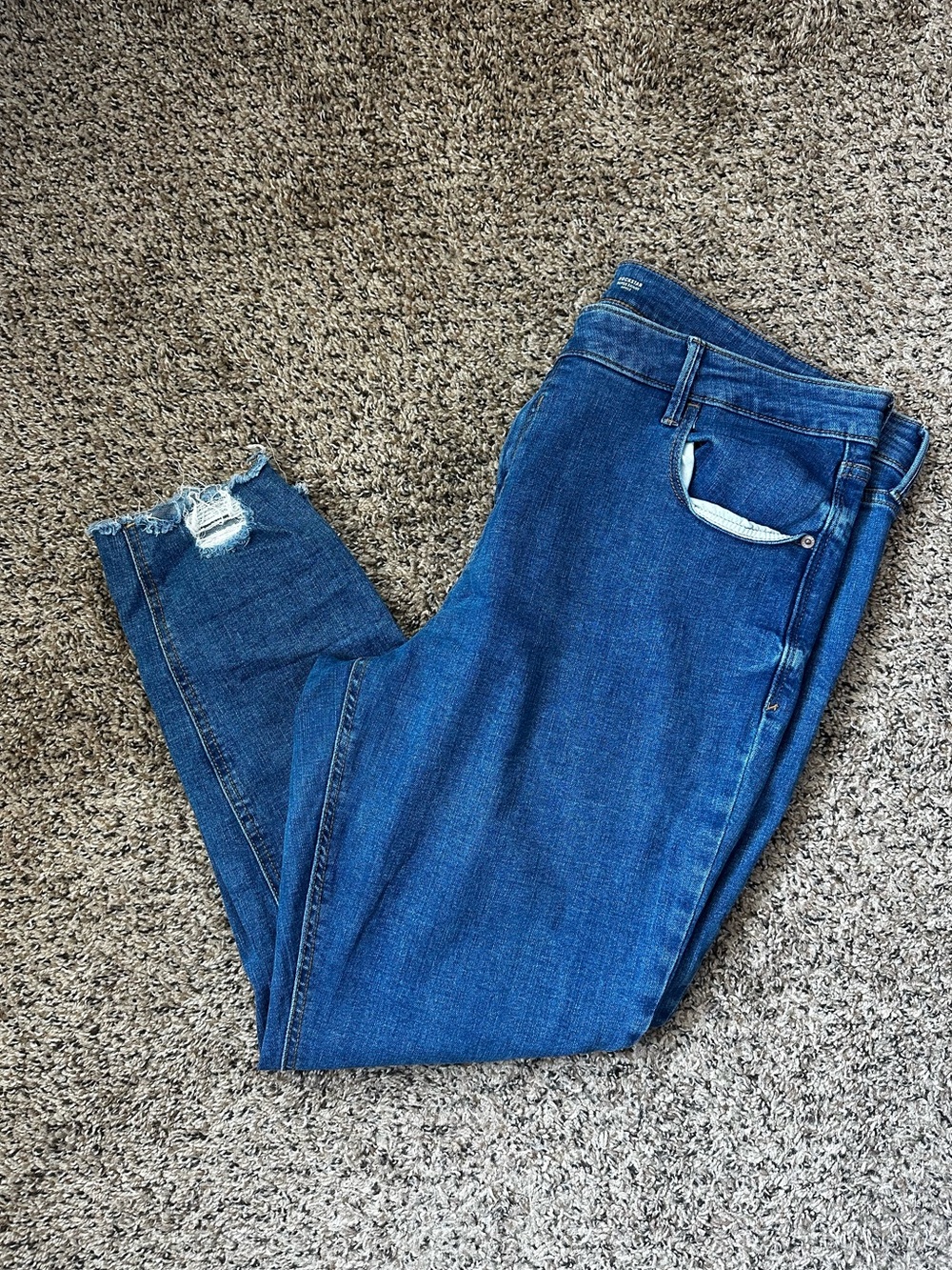 Old Navy Skinny Ankle Jeans in Denim Blue